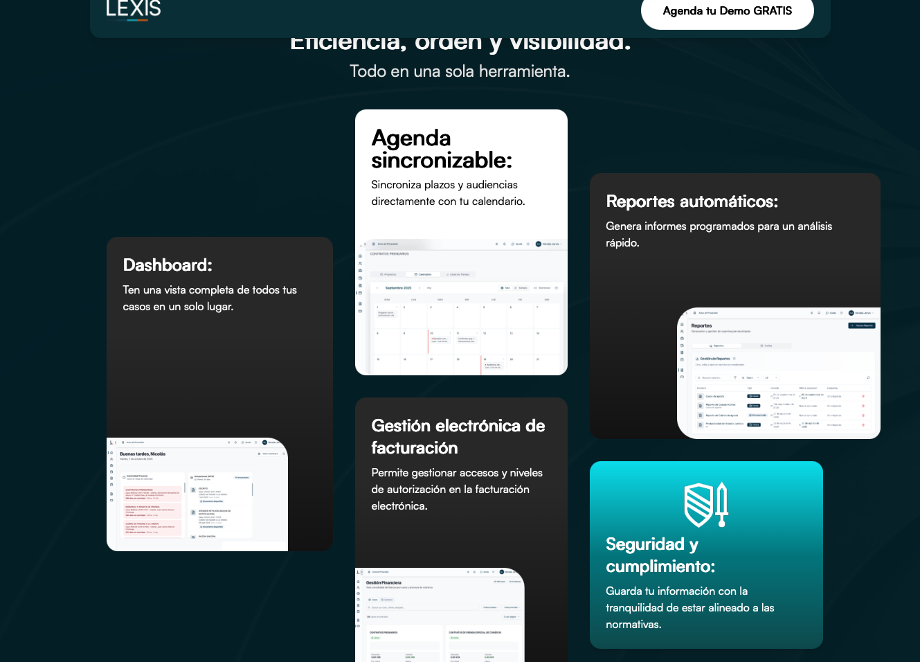 Litigant+ product screenshots