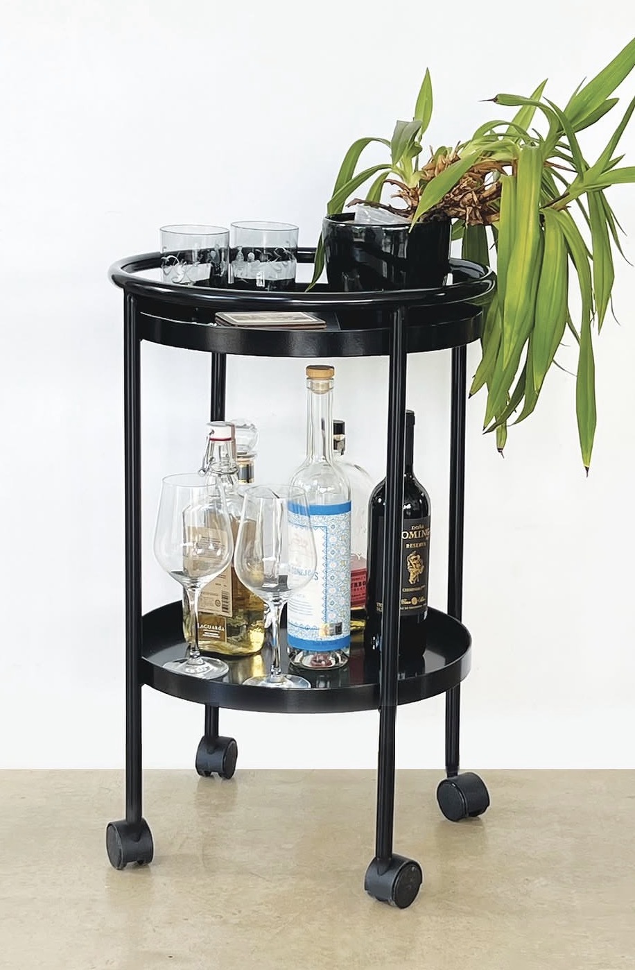 Duna round bar cart
